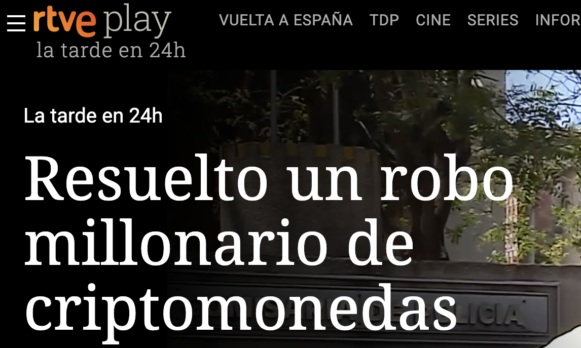 Article published by RTVE