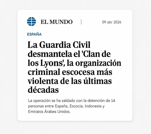 Noticia publicada en El Mundo