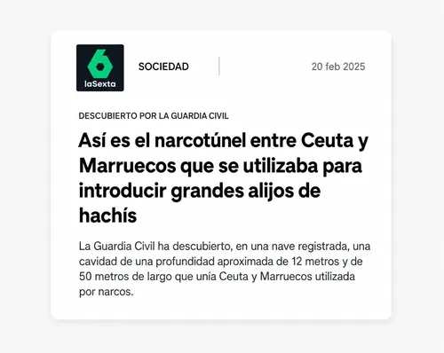 Noticia publicada en laSexta